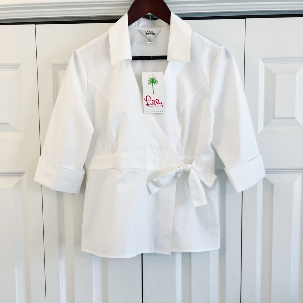 Lilly Pulitzer NWT Nina Wrap top, 10